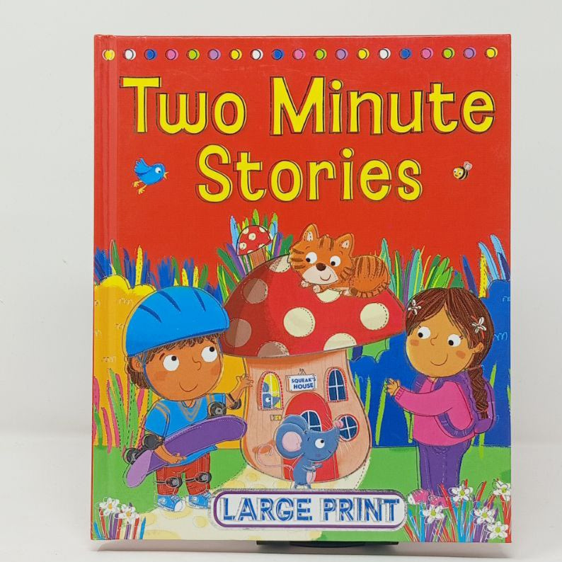 Large Print Two Minute Stories Story Book for kids