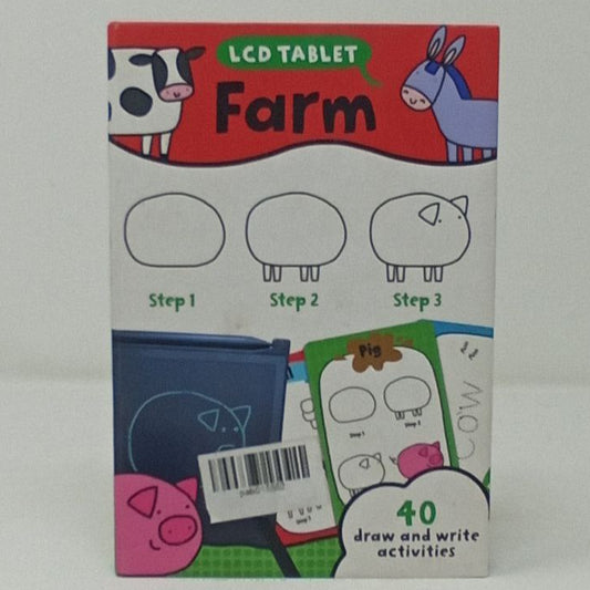 Farm LCD Tablet with Flashcards Pack