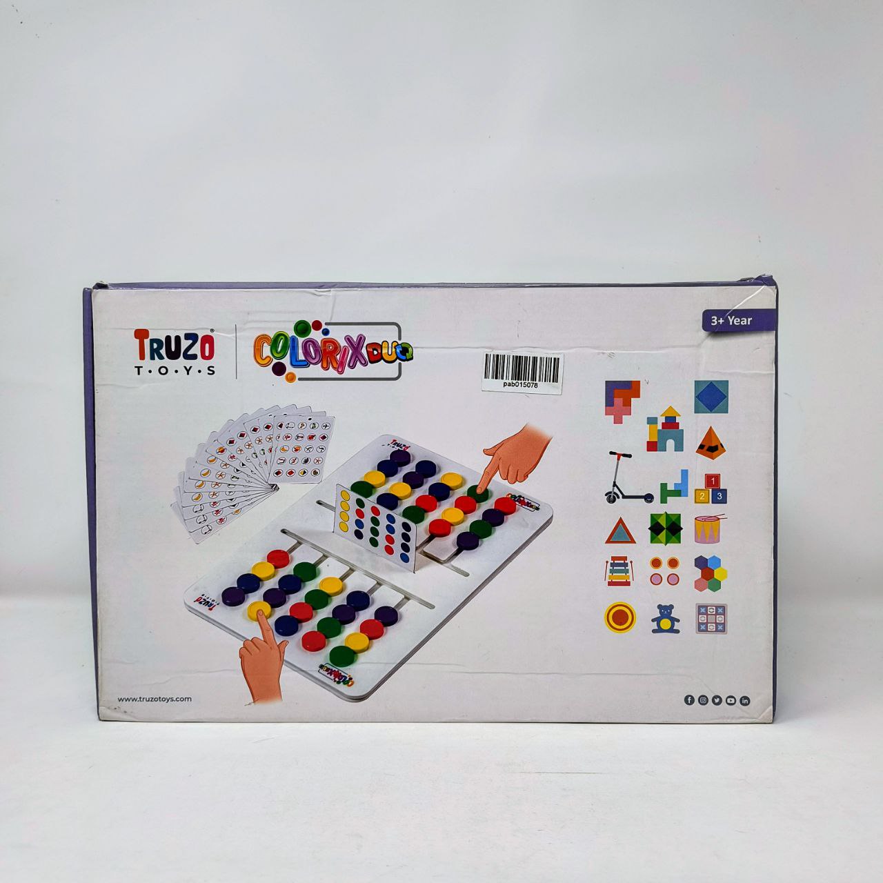 Plastic Puzzle Blocks for Kids with 30 Reference Cards | Educational and Learning Toy for Boys and Girls