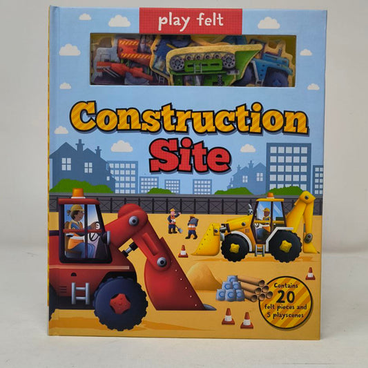 Soft Felt Play Books: Construction site