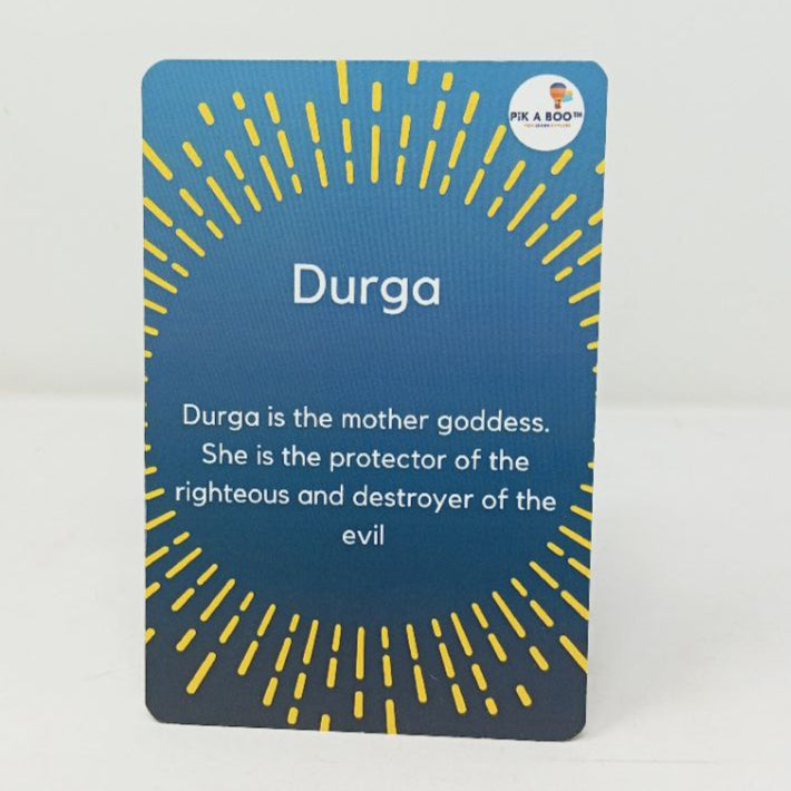 PiK A BOO Hindu Deity Flash Cards for Kids – Early Learning and Cultural Fun