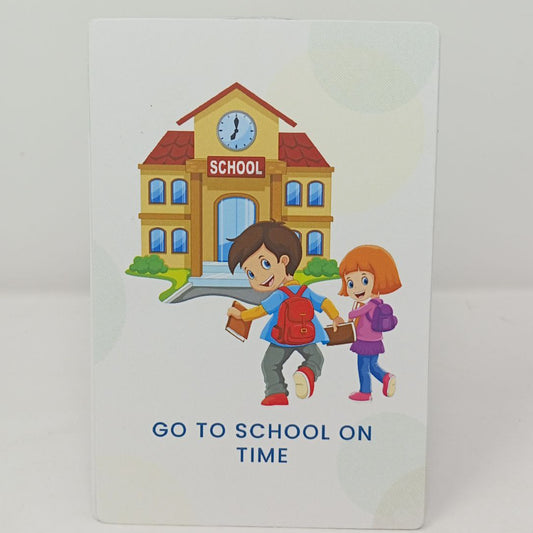 PiK A BOO Good Habits Flashcard Toddler, Kids, Prep, Preschool Early Learning