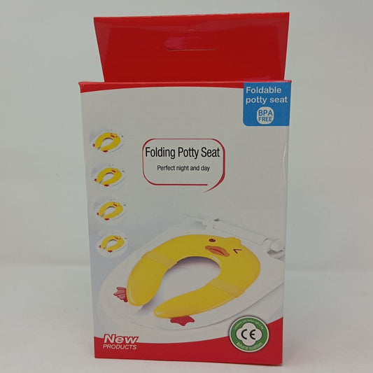 Duck Folding Potty Training Seat - Portable, Non-Slip, Fits Most Toilets