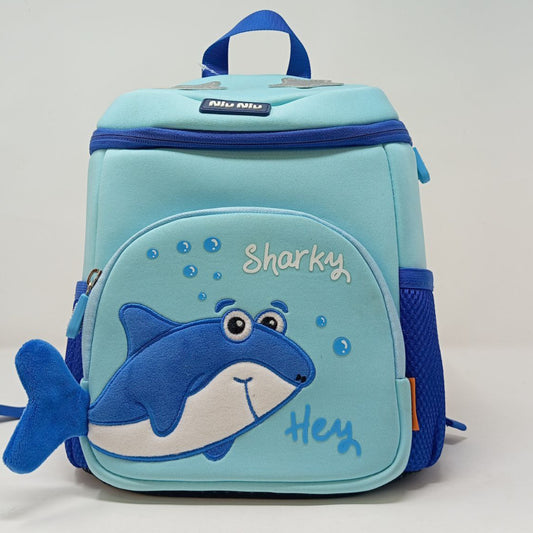 Cute Star & Shark Patch Kids Backpack