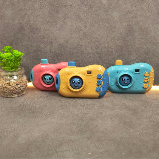 Cartoon Face Changing Camera Toy for Toddlers – Battery Operated & Musical Gift Toy ( DJ-229)