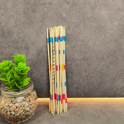 Mikado Pick-Up Sticks – Wooden Game for Kids & Family
