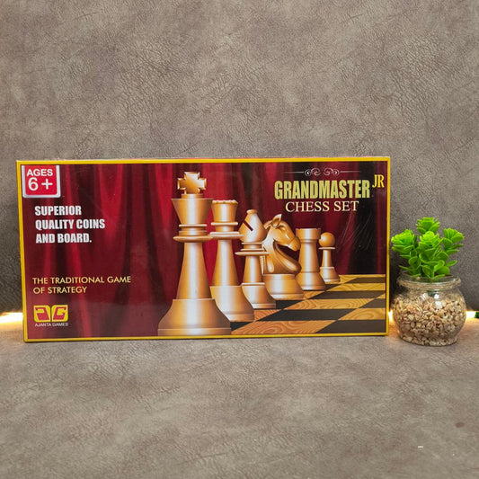 Grandmaster JR Chess Set – Superior Quality Pieces & Board, Traditional Strategy Game