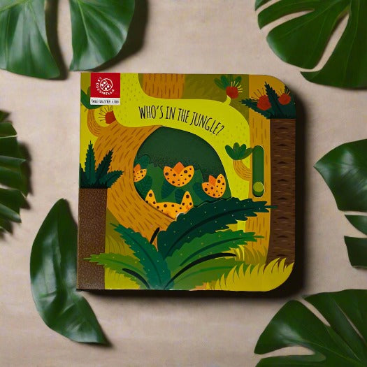 Who's in the Jungle? Push Pull Book