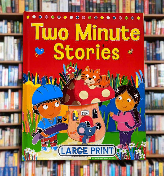 Large Print Two Minute Stories Story Book for kids