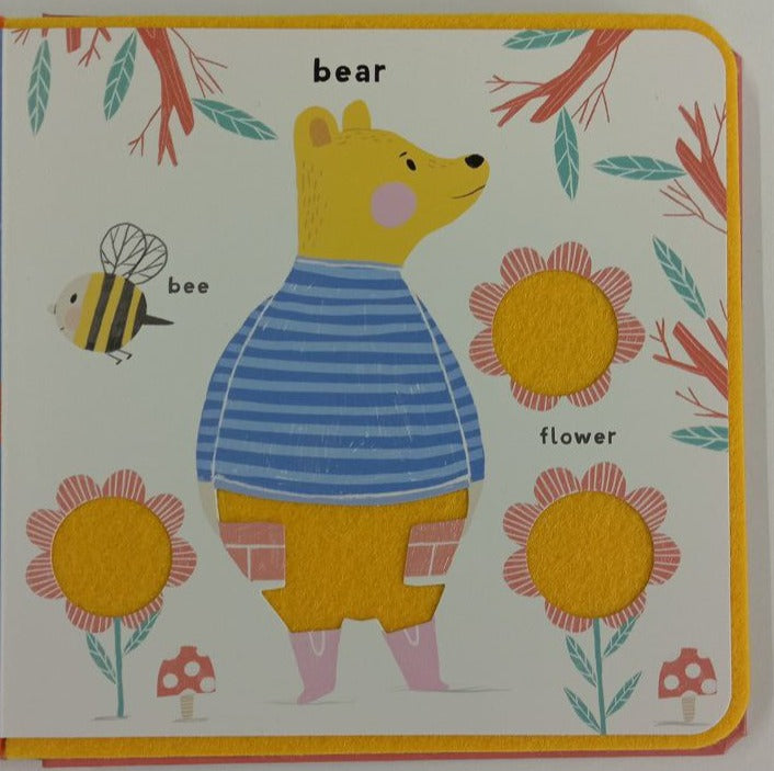 Soft to Touch Words: Wild Animals Board book