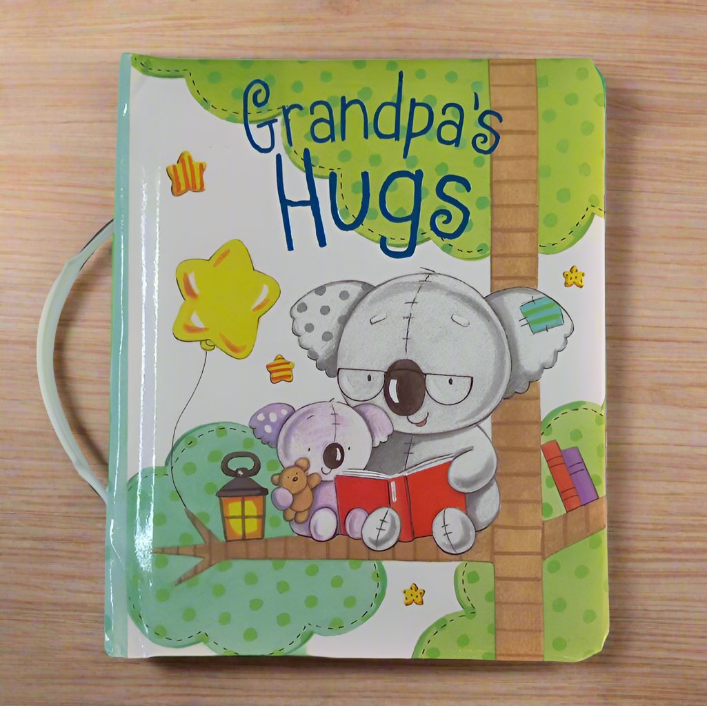 Grandpa'a Hugs - Board Book With Handle