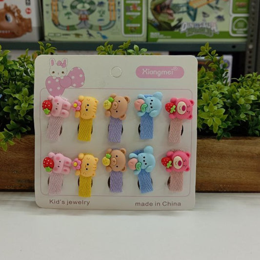 Cute Baby Girl Hair Clips ( 10 Pcs )