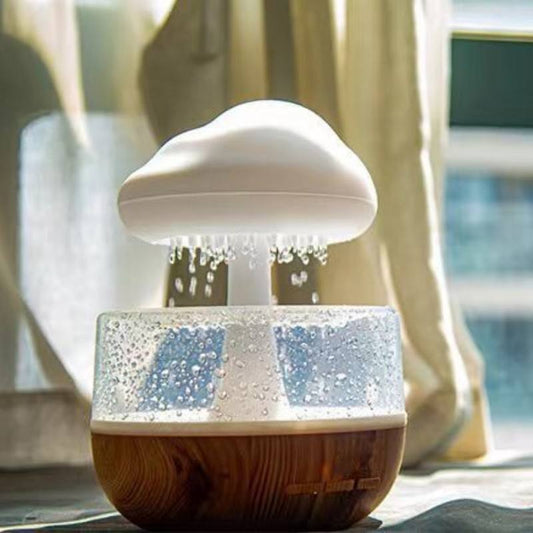 Rain Cloud Relaxing Rain drop Sound and Light, Multiple Color Changing