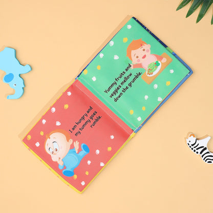 Ritual Cloth Book Combo Bundle - Hanuman Chalisa, Mealtime, Krishna & Baby's Day (4-Book Set)