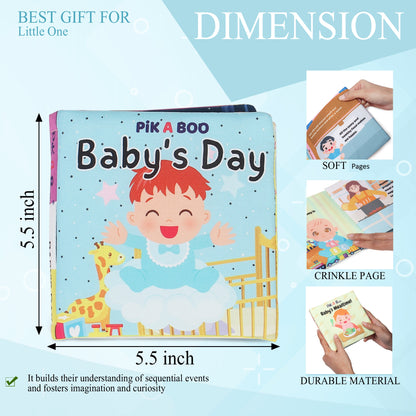 Ritual Cloth Book Combo Bundle - Hanuman Chalisa, Mealtime, Krishna & Baby's Day (4-Book Set)