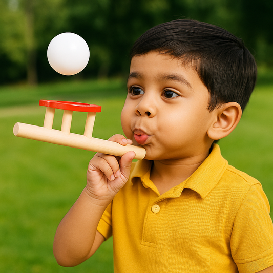 Floating Ball Balance Toy – Wooden STEM Game for Focus & Breathing