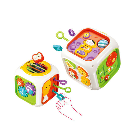 Montessori Baby Toddler Activity Cube – 6-in-1 Educational Toys