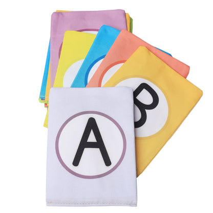 PiK A BOO Cloth Alphabet Flash Cards | Early Learning & Brain Play