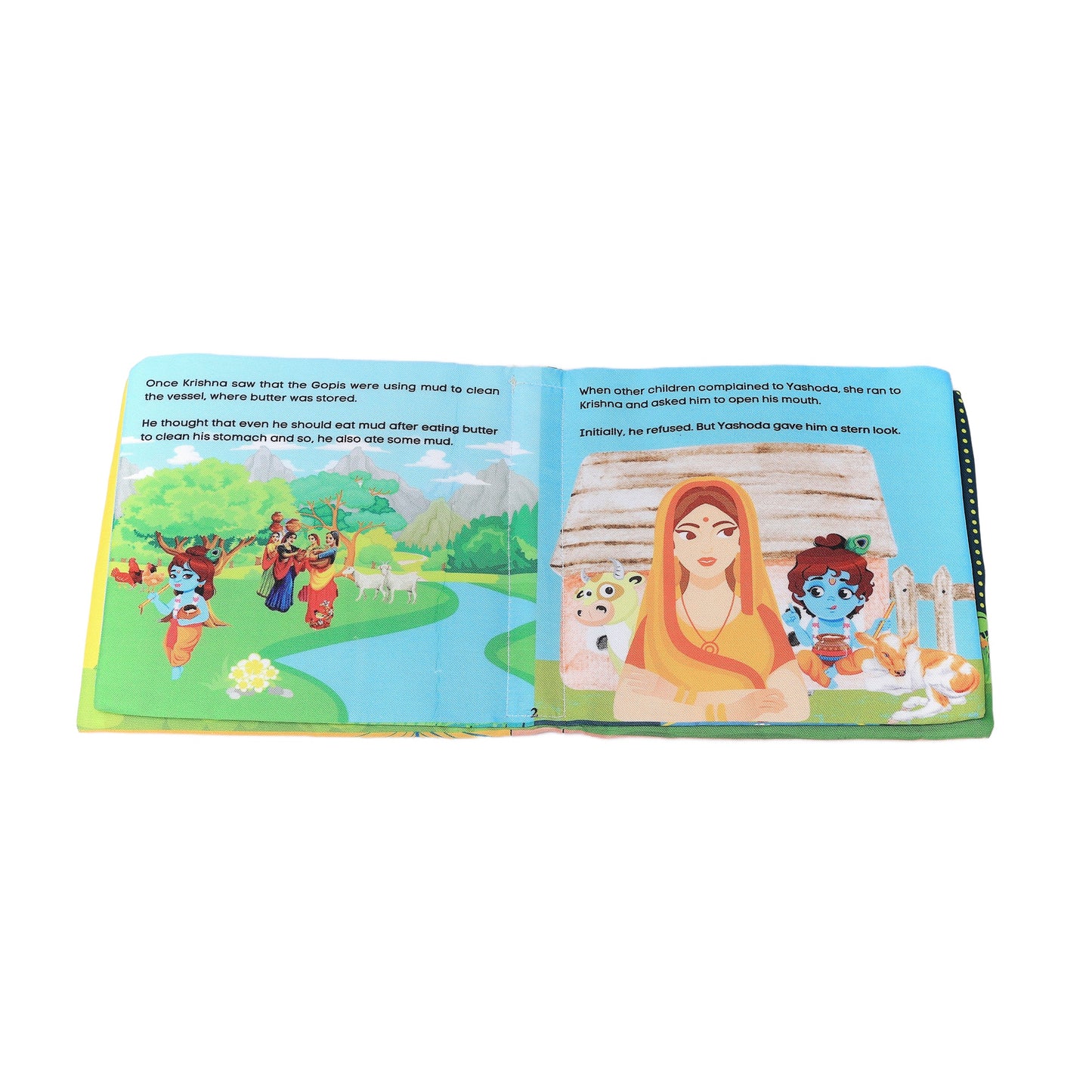Ritual Cloth Book Combo Bundle - Hanuman Chalisa, Mealtime, Krishna & Baby's Day (4-Book Set)
