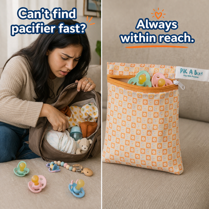 PiK A BOO Multi-Utility Bag | Front Zip Pouch for All & Everyday Use