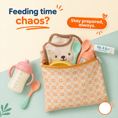 PiK A BOO Multi-Utility Bag | Front Zip Pouch for All & Everyday Use