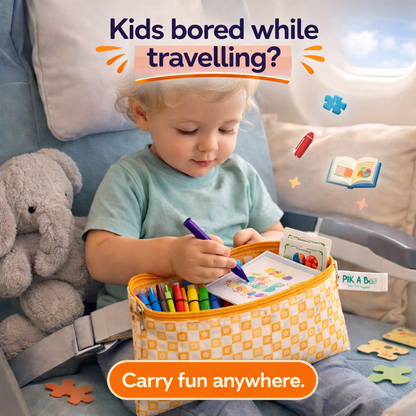 PiK A BOO Multi-Utility Bag | Front Zip Pouch for All & Everyday Use