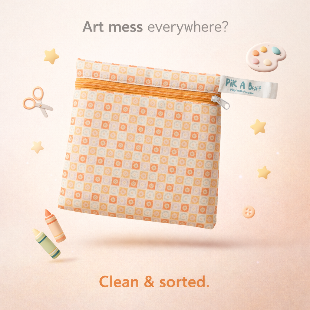PiK A BOO Multi-Utility Bag | Front Zip Pouch for All & Everyday Use