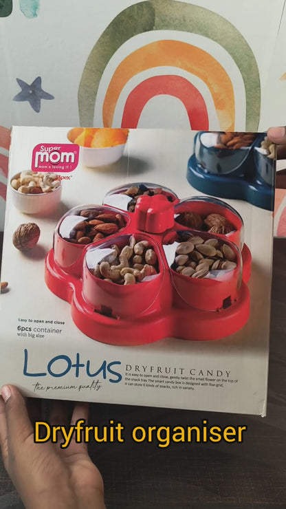 Lotus Multipurpose Dry Fruit Storage Box with 5 Container