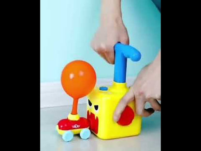 Air Balloon Launcher Car Launcher Aerodynamics Preschool Educational Science Stem Toys Manual Balloon Pump