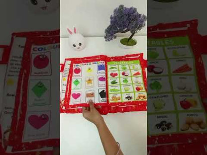 PiK A BOO Red Learning Cushion Book Level 1 with English Rhymes