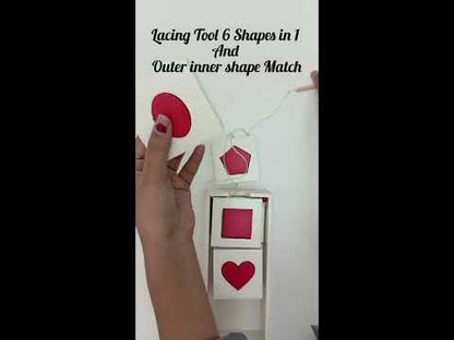 Lacing Tool 6 Shapes in 1 and Outer Inner Shape Match