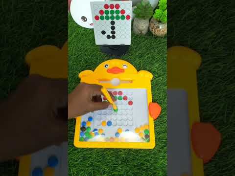 Rabbit Magnetic Drawing Board – Bead Art Toy with Pen & Cards for Kids’ Creativity