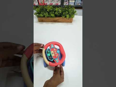 Kids Steering Wheel Toy - Light & Music, Pretend Driving Fun for 18+ Months