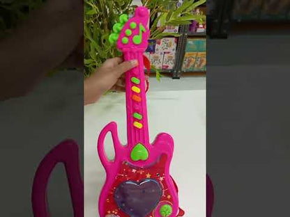 Musical  Mini Guitar Instrument with Sound & Light Toy