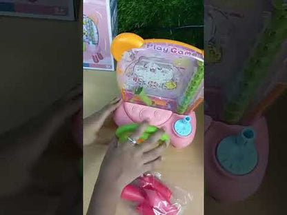 Catching Ball Toy Machine Catch Ball Table Game Light and Music Interactive Game Mini Simulation Ball Popper Toy Table Game Toy