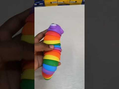 Rainbow Wriggly Fidget Toy – Sensory Stress Relief and Fun for Kids and Adults