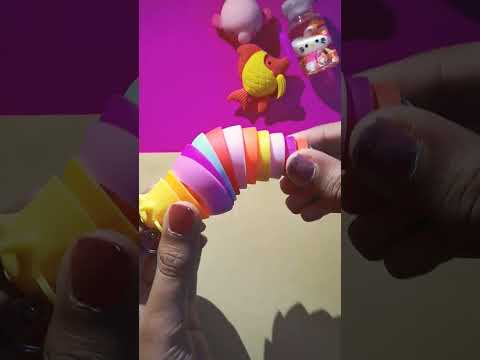 🦋 Cute Slug Keychain Fidget Sensory Toy | Stress Relief & Decompression Caterpillar Pendant for Kids & Adults 🎨✨ Any One