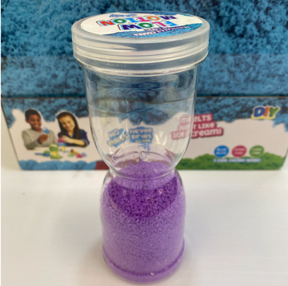 PiK A BOO Hourglass Flow Motion Timer – Colorful Sand Sensory Toy for Kids