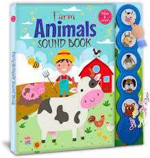 Farm Animal Sound Book – 5 Click | Interactive Learning for Toddlers