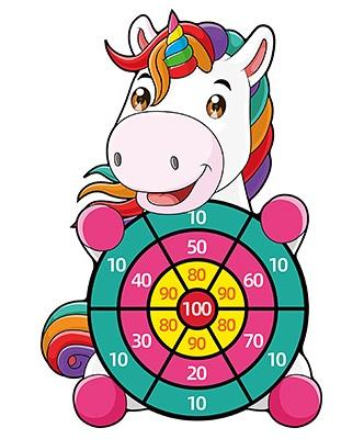 Felt Dart Board Game – Indoor Fun with Velcro Balls