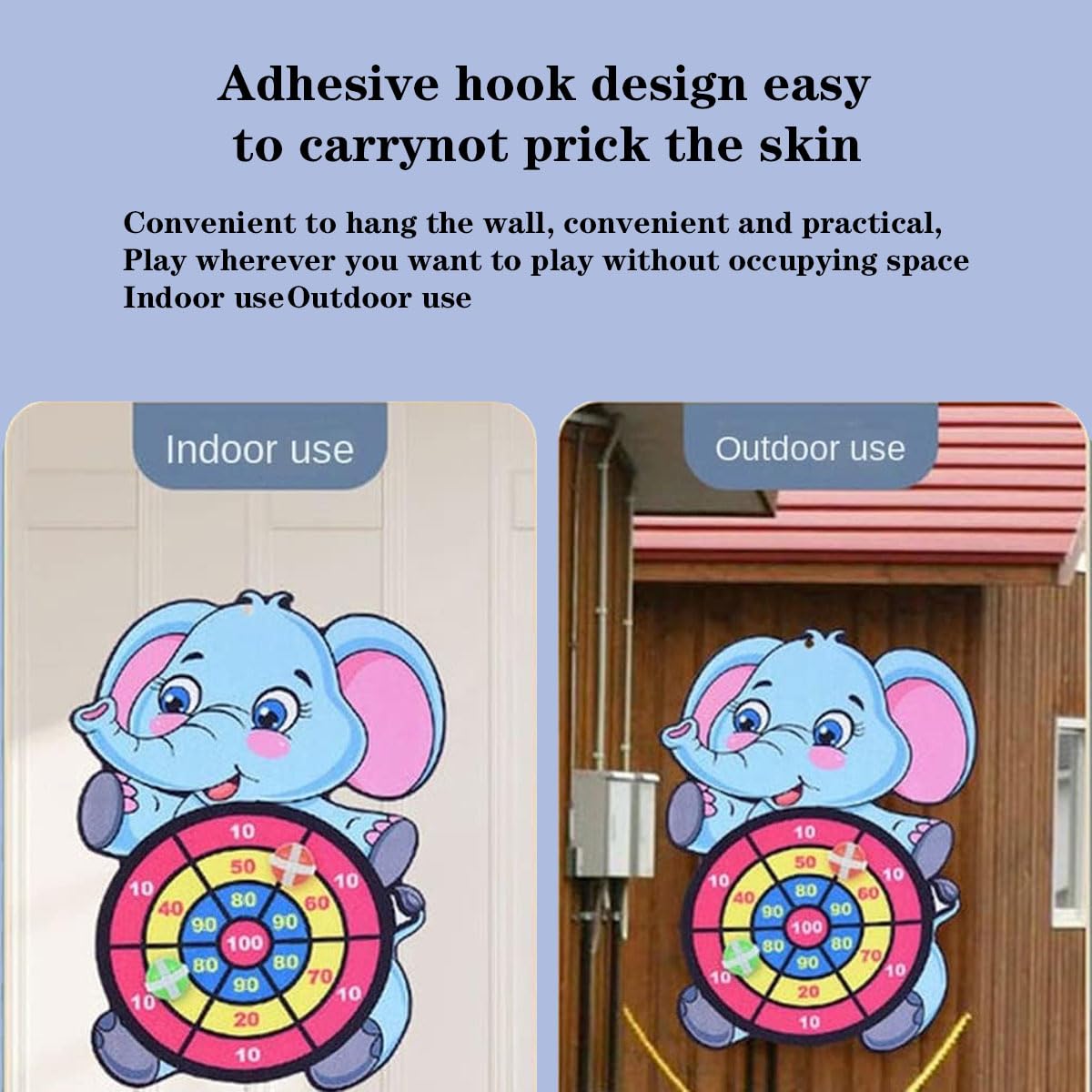 Felt Dart Board Game – Indoor Fun with Velcro Balls
