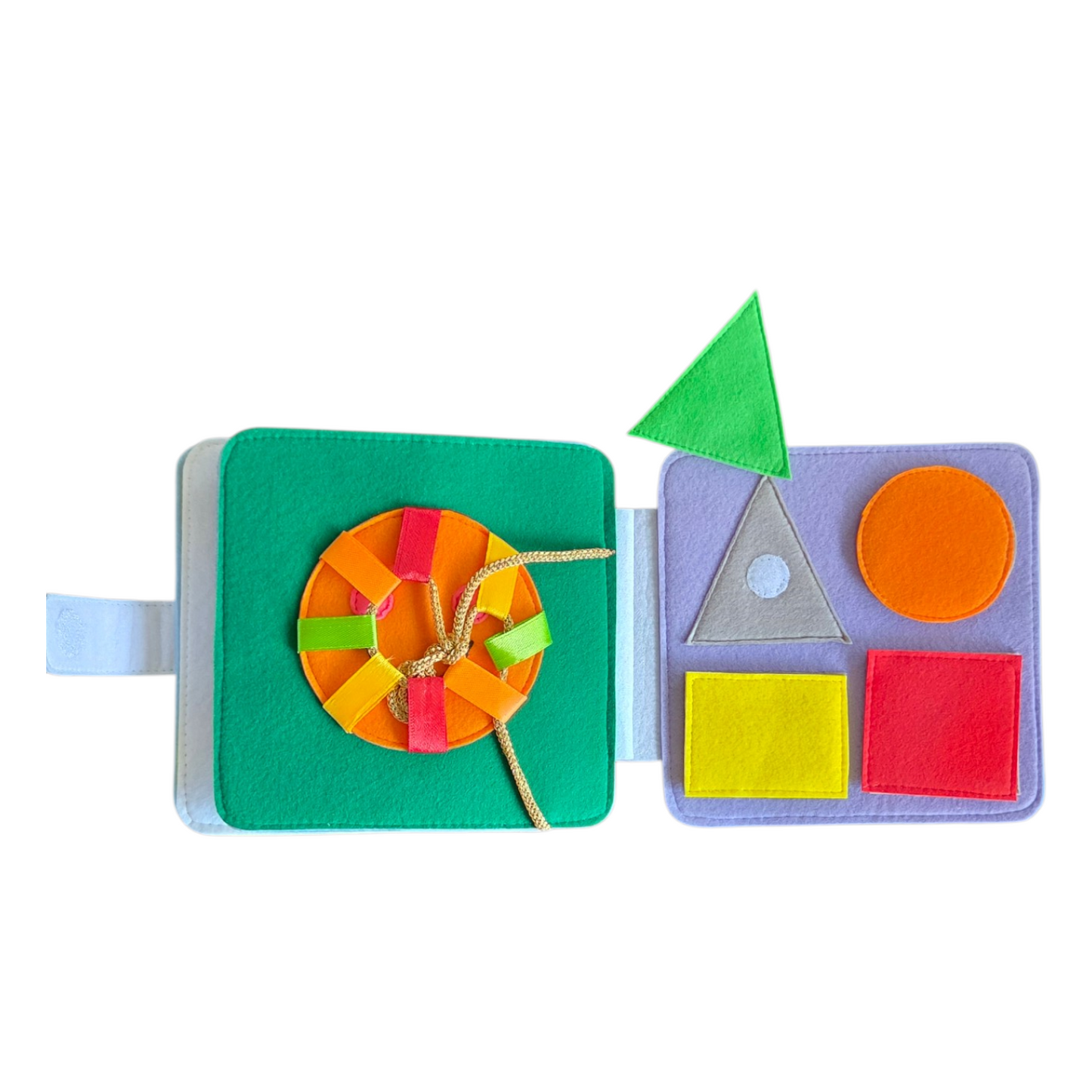 Baby Busy Book for Toddlers Aged 6-24 Months - Fun Activity Fabric Quiet Book