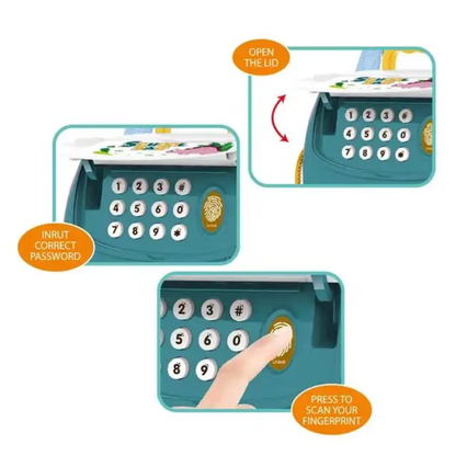 PiK A BOO Piggy Bank Bag – Soft & Portable Coin Pouch for Kids’ Cute Money Storage