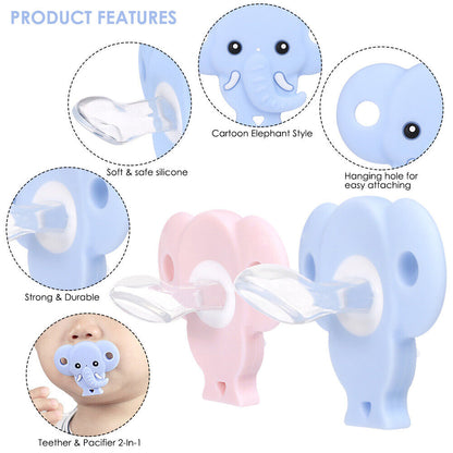 Baby Soother Nozzle Teether Chewable Pacifier