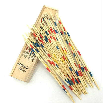 Mikado Pick-Up Sticks – Wooden Game for Kids & Family