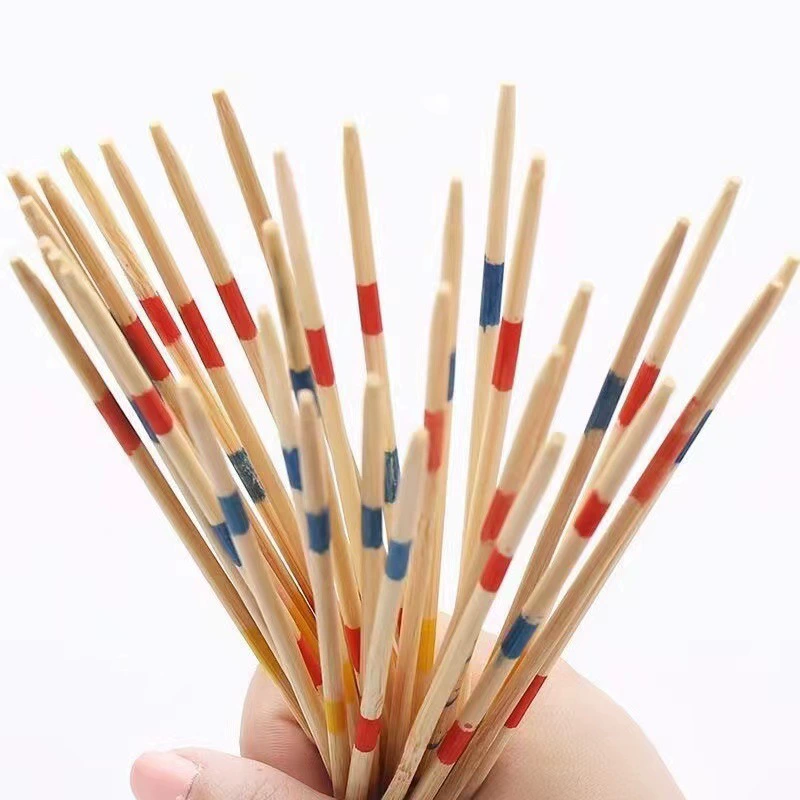 Mikado Pick-Up Sticks – Wooden Game for Kids & Family