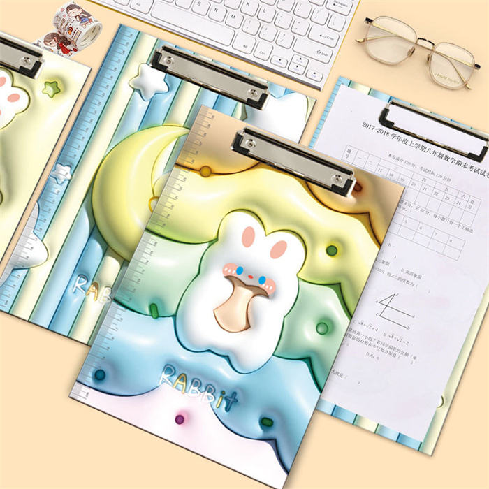 3D Printed Writing Pad – Durable Lightweight Clipboard with Clip for Kids’ Study